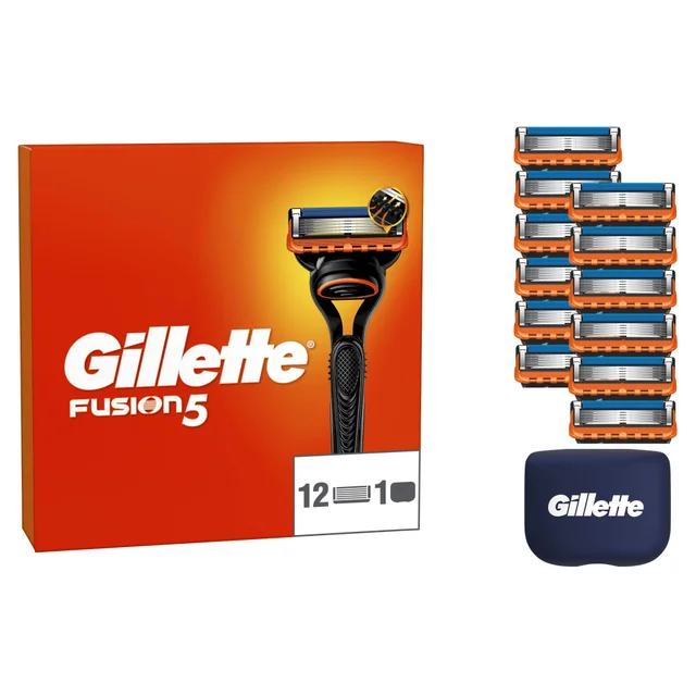 Gillette Fusion5 Men's Razor - 12 Blades, Blade Cover