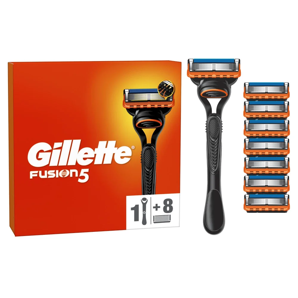 Gillette Fusion5 Men's Razor - 8 Blades Image 1