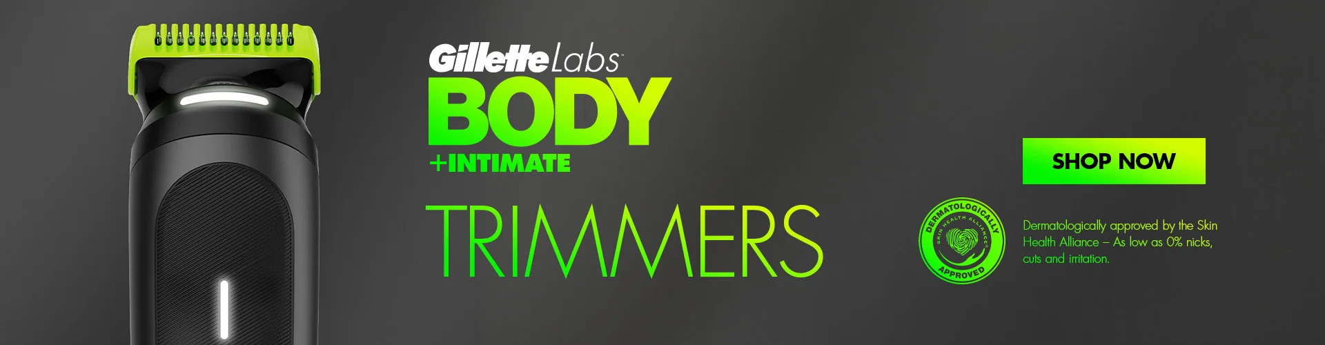 GILLETTE LABS BODY INTIMATE TRIMMERS SHOP NOW