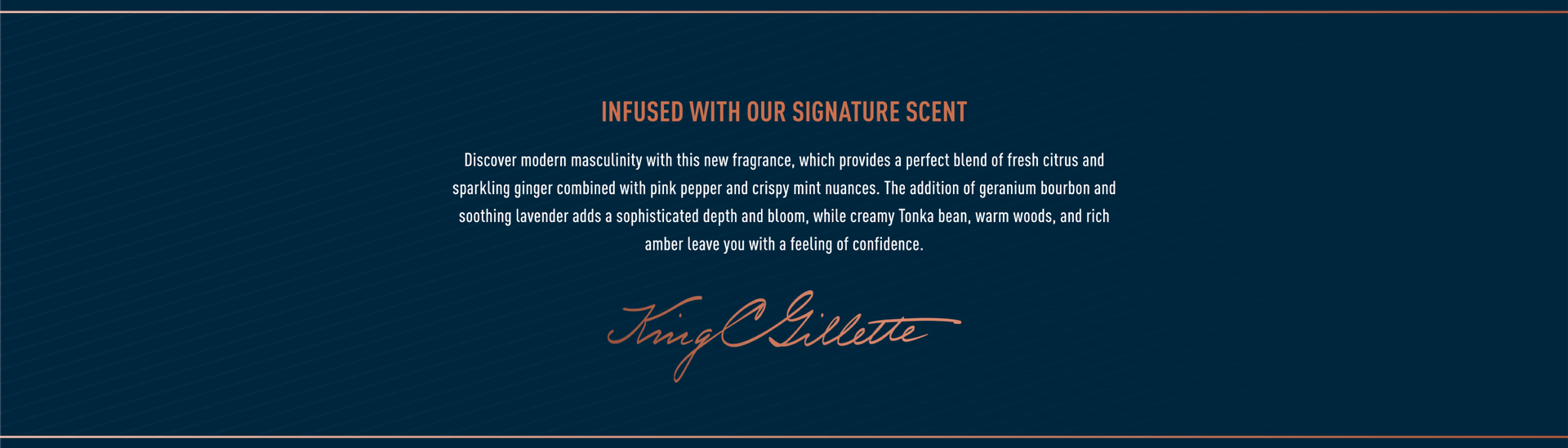 King C. Gillette Signature Scent