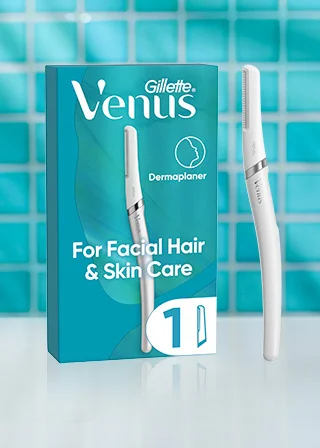 Gillette Venus Dermaplaner for facial hair and skin