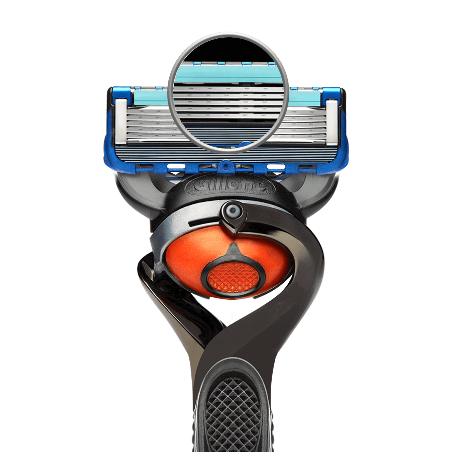 Gillette Fusion5 re-engineered razor blades.