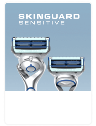 Gillette Skinguard Sensitive Razor Closeup | Gillette UK