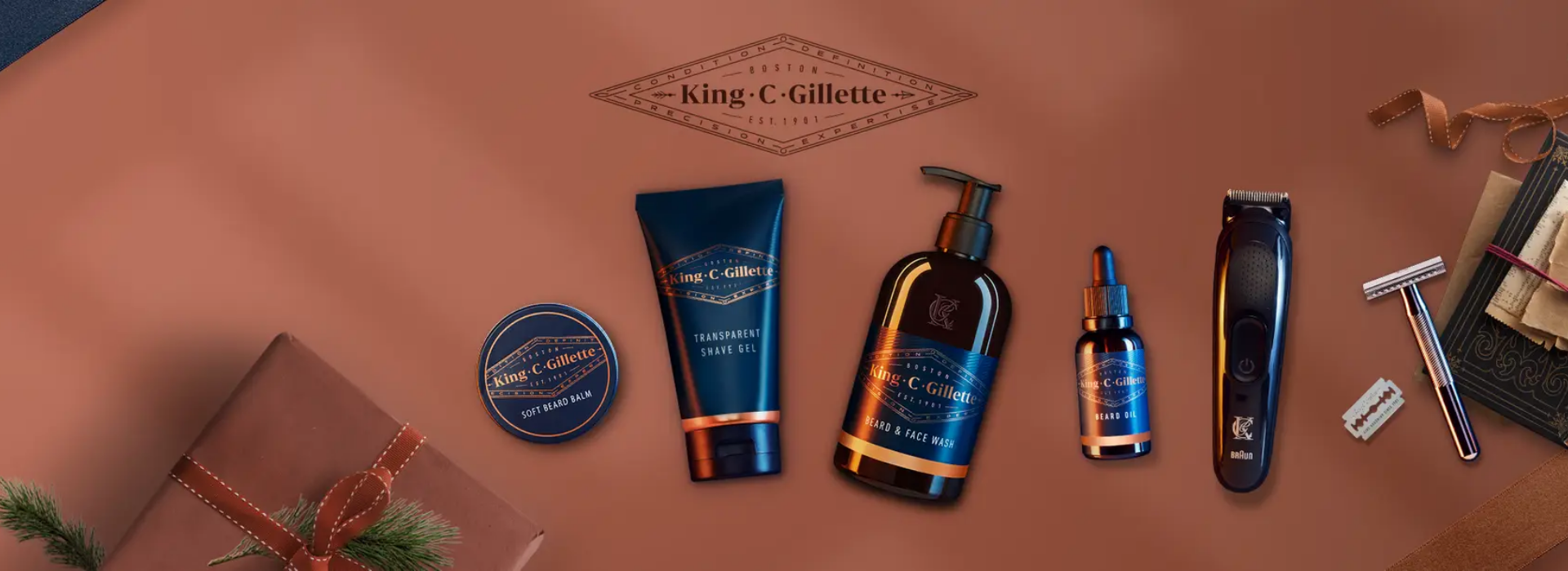 SAVE 50% ON SELECTED KING C. GILLETTE GIFT SETS!