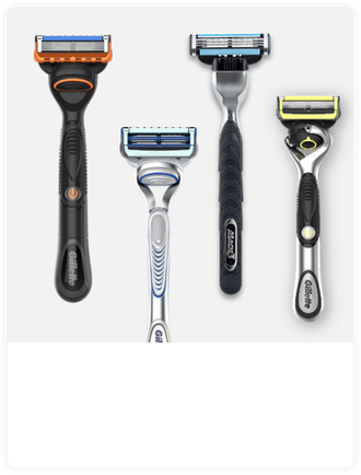 4 GILLETTE RAZOR HANDLES | Gillette UK