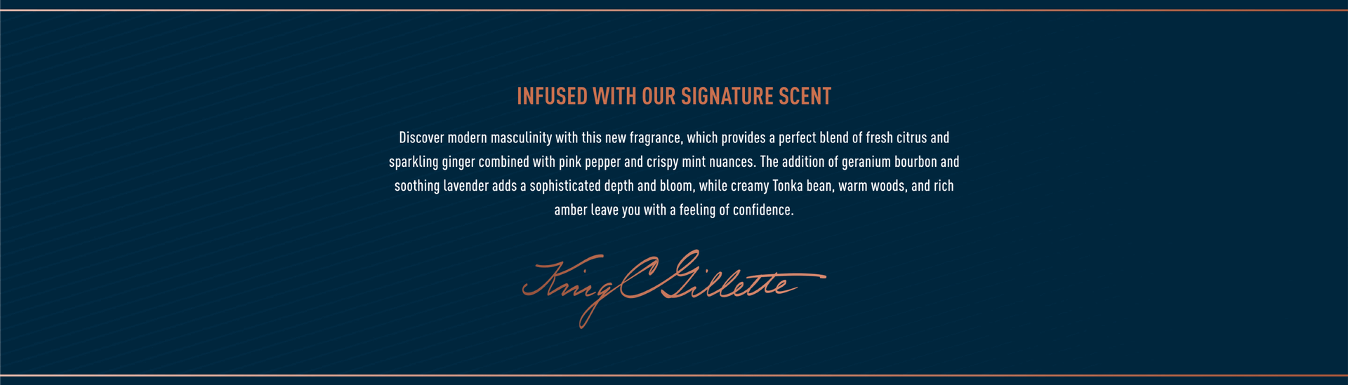 King C. Gillette Signature Scent
