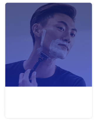 Man shaving with Gillette razor | Gillette Labs