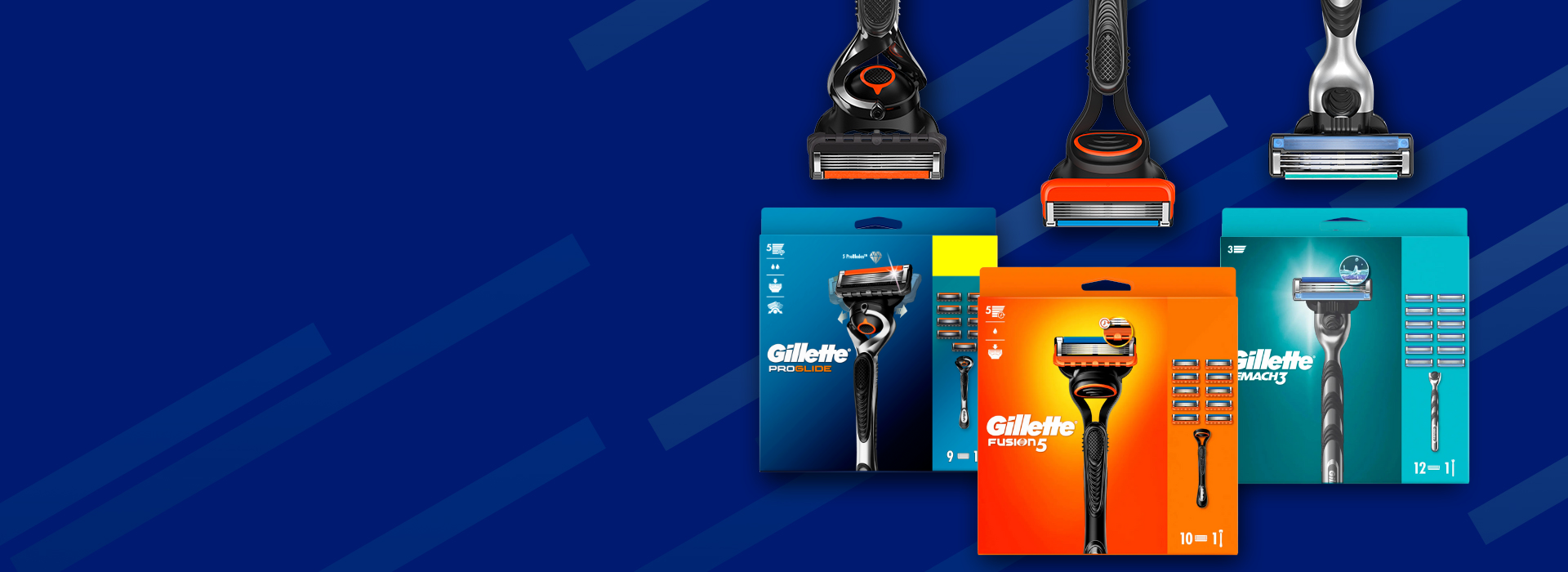 Save £5 on big blade packs - Up to 18 months of shaving. *Value packs consist of a razor and 8 or more blades