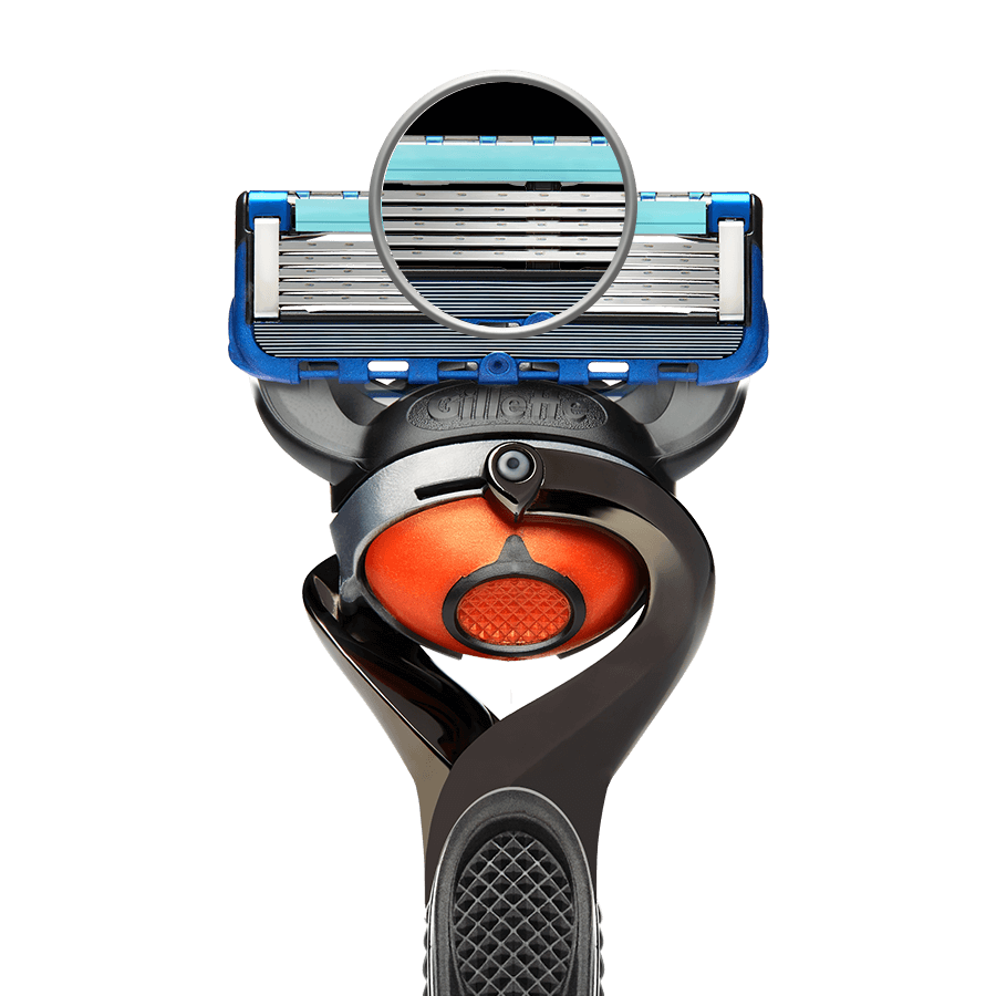 Gillette Fusion5 re-engineered razor blades.