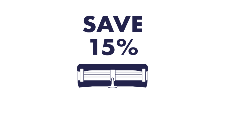 SAVE 15% ON BLADES