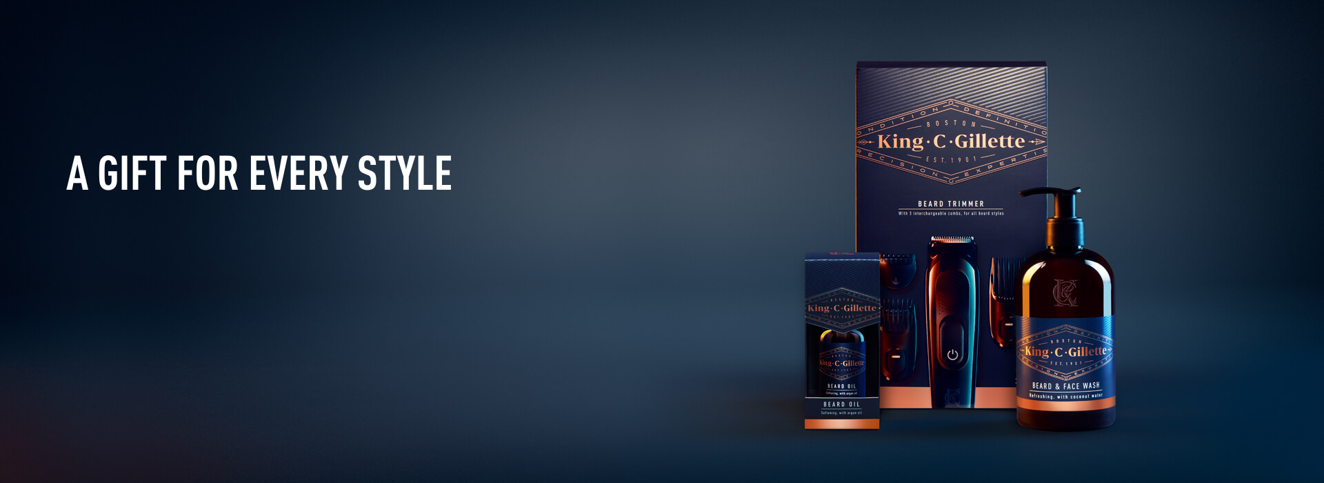 King C. Gillette Beard Kits