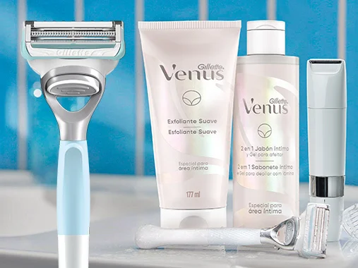 GILLETTE VENUS INTIMATE CARE RANGE PRODUCTS