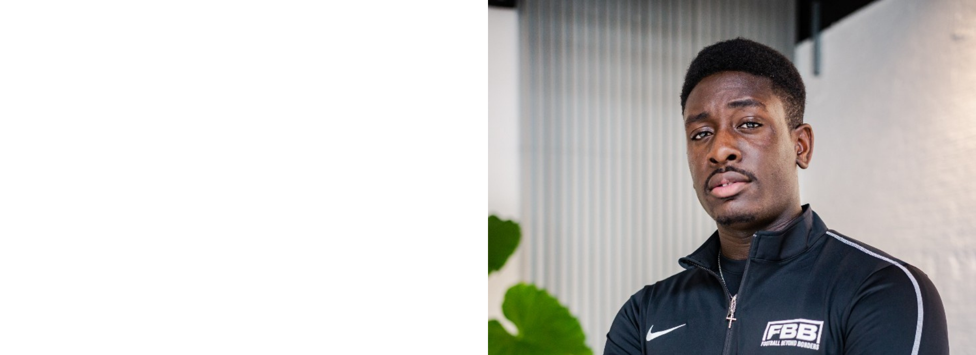 TIMI: <span style="font-size:20px"><strong>Football Beyond Borders</strong> mentor who helps young men know they're not alone in their journey to manhood.</span>