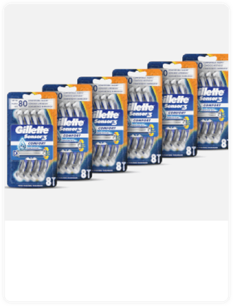 GILLETTE BUNDLE OF DISPOSABLE RAZORS | Gillette UK
